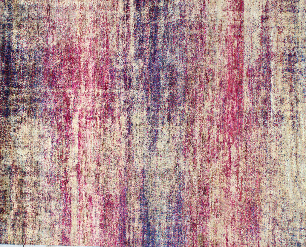 Evoke Cerise Sari Silk Carpet
