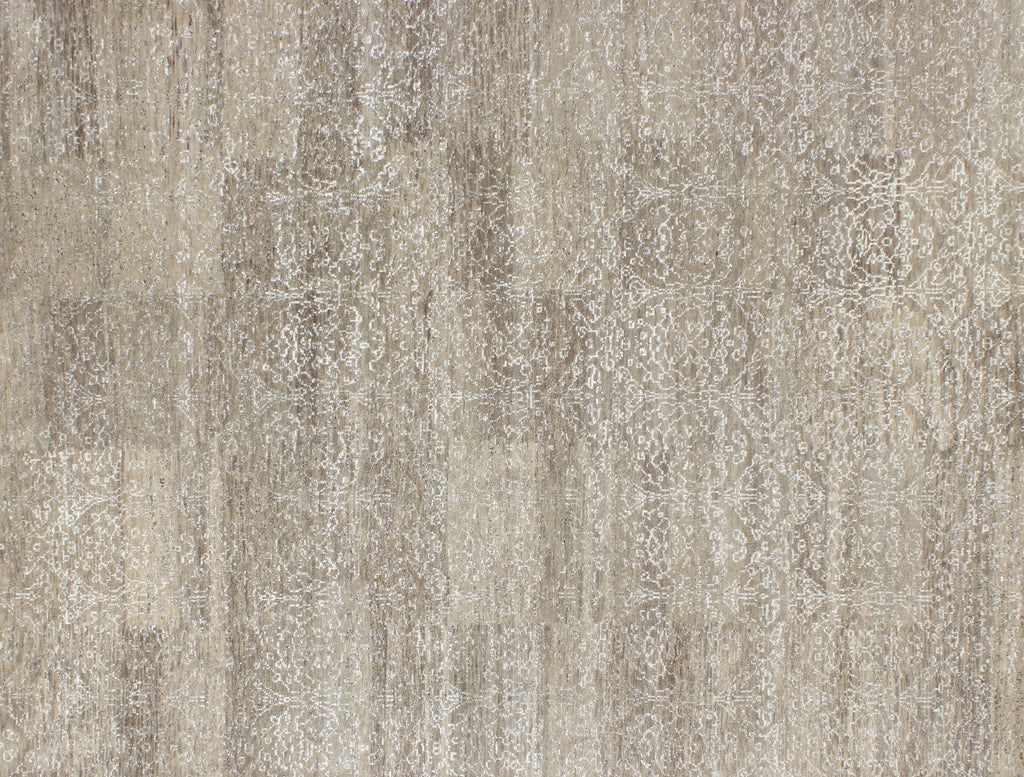 Lace snowflake ivory wool carpet